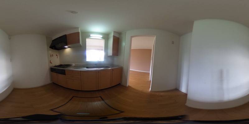 パノラマ画像キッチン