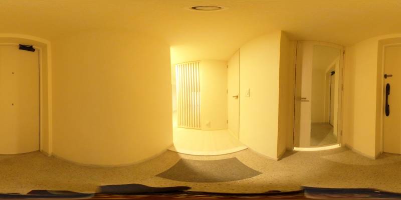 パノラマ画像玄関