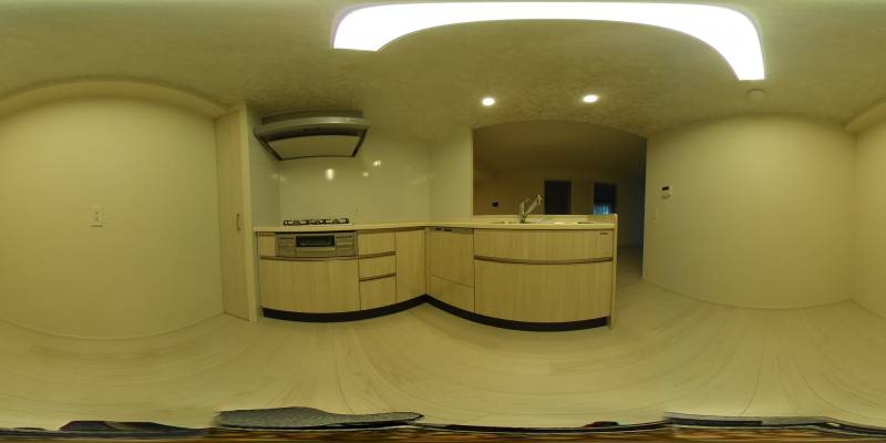 パノラマ画像キッチン