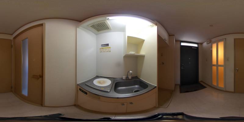 パノラマ画像キッチン