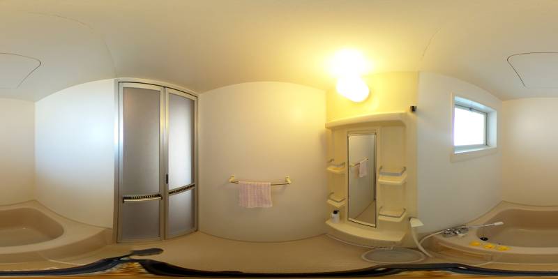 パノラマ画像バスルーム