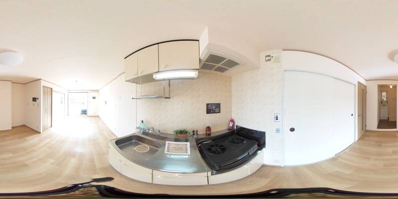 パノラマ画像キッチン