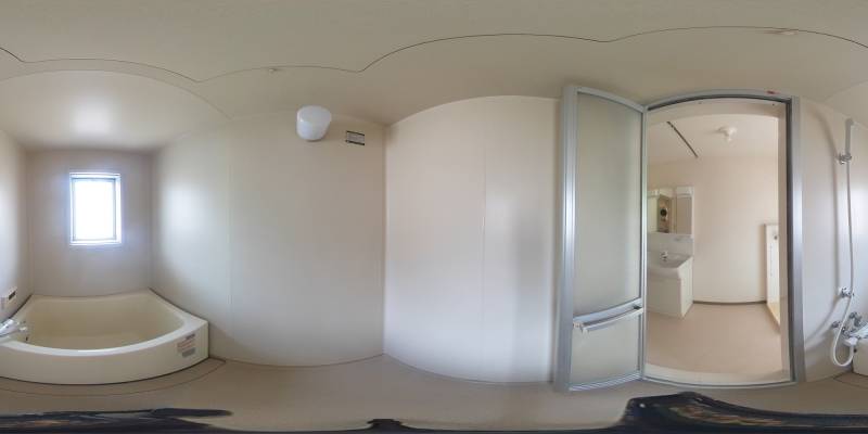 パノラマ画像バスルーム