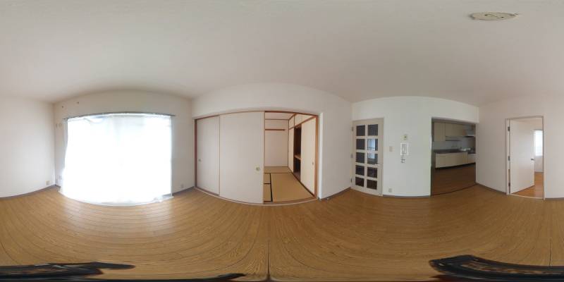 パノラマ画像リビング