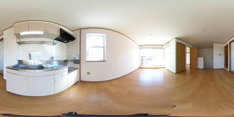 パノラマ画像キッチン