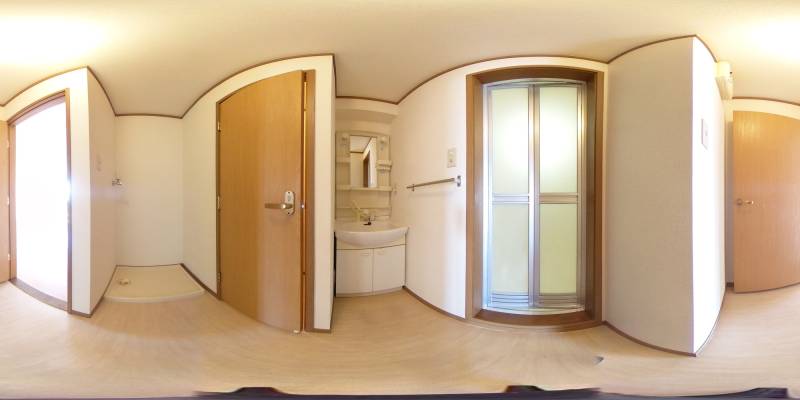 パノラマ画像洗面所