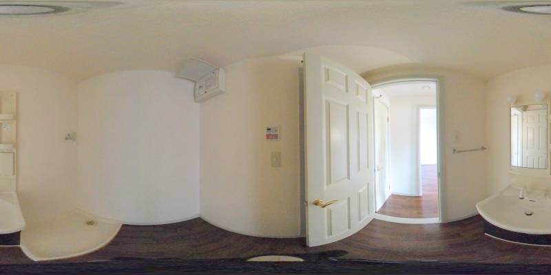 パノラマ画像洗面所