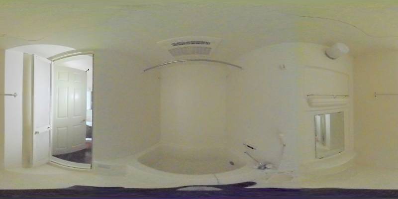 パノラマ画像バスルーム