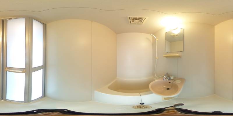 パノラマ画像バスルーム