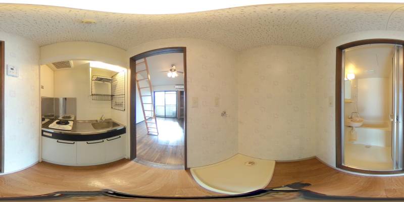 パノラマ画像キッチン