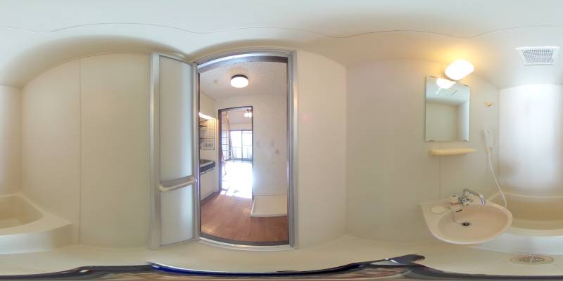 パノラマ画像バスルーム