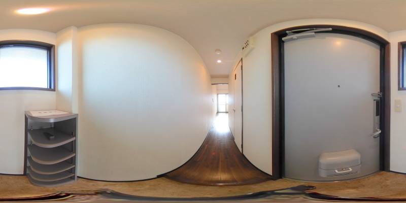 パノラマ画像玄関