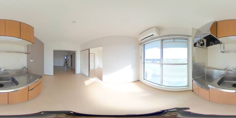 パノラマ画像キッチン