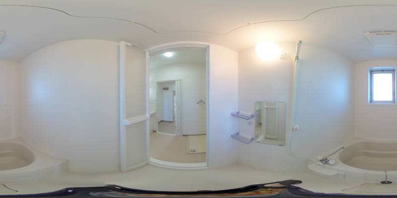 パノラマ画像バスルーム