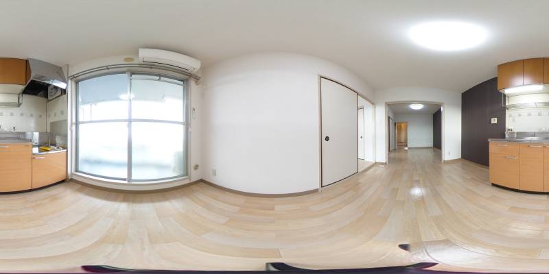 パノラマ画像キッチン