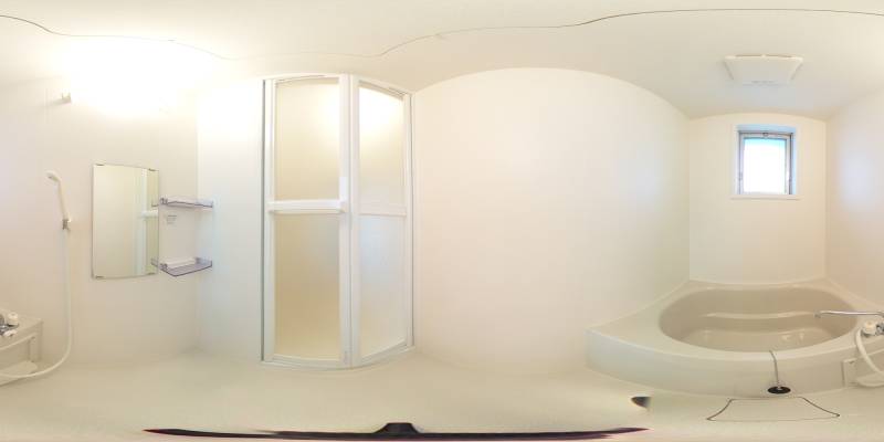 パノラマ画像バスルーム