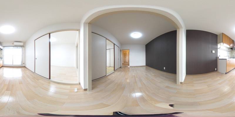 パノラマ画像リビング