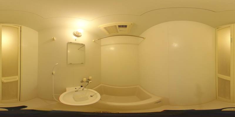 パノラマ画像バスルーム