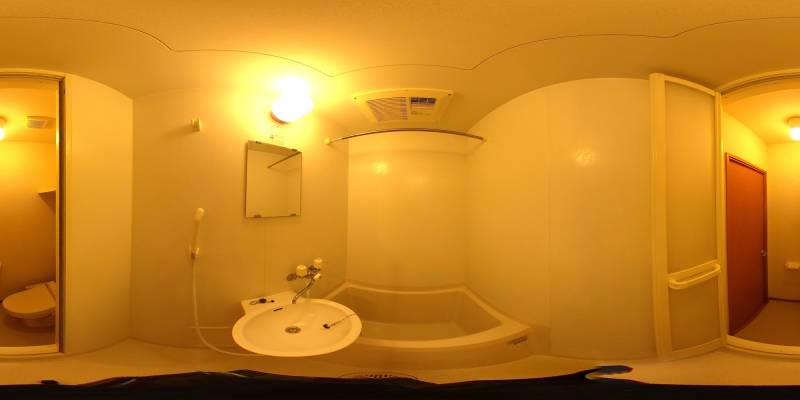 パノラマ画像バスルーム