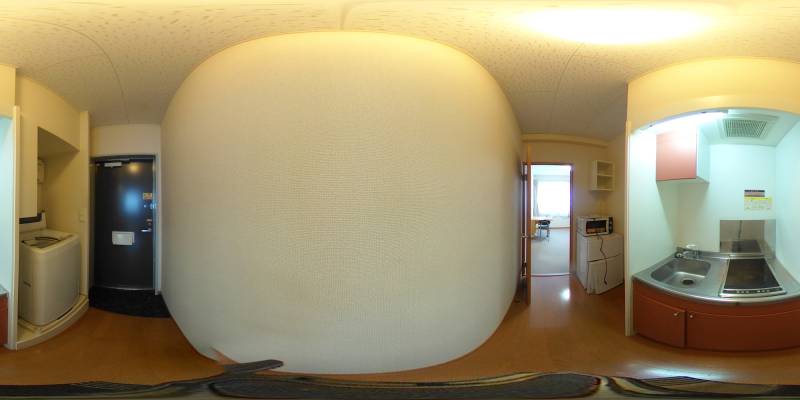 パノラマ画像キッチン