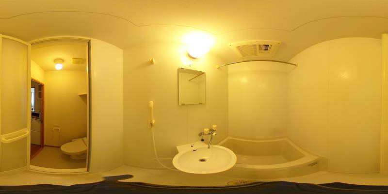 パノラマ画像バスルーム