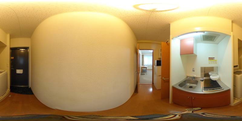 パノラマ画像キッチン