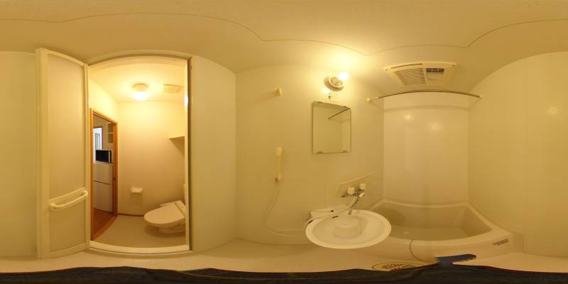 パノラマ画像バスルーム