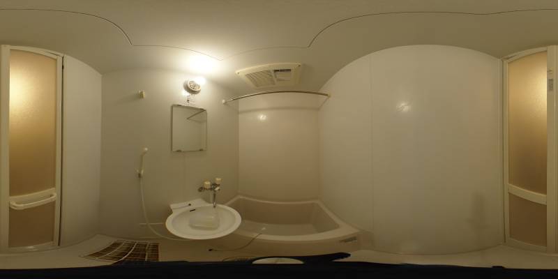 パノラマ画像バスルーム