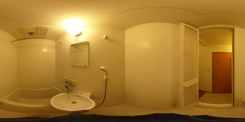 パノラマ画像バスルーム