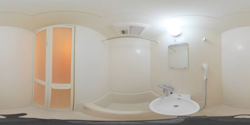 パノラマ画像バスルーム