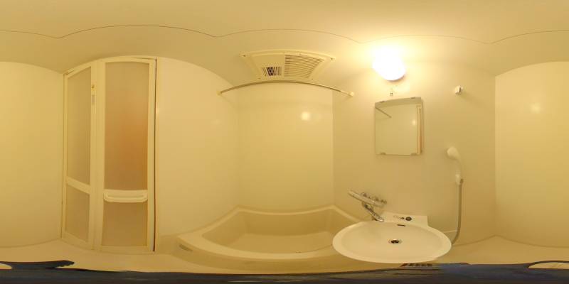 パノラマ画像バスルーム