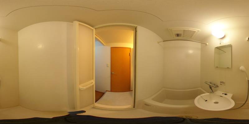 パノラマ画像バスルーム