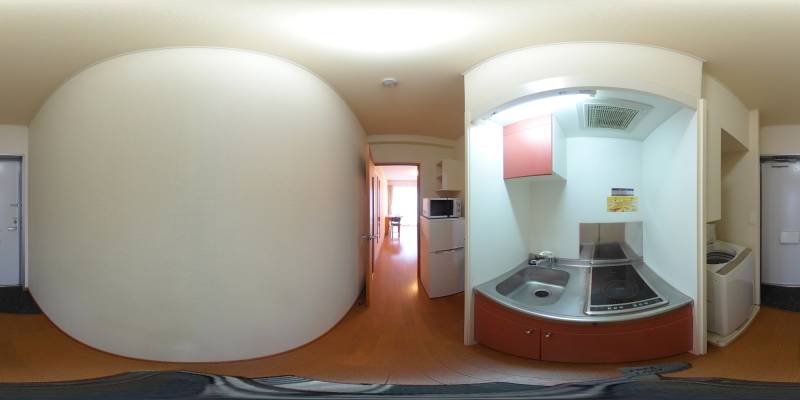 パノラマ画像キッチン