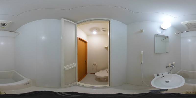 パノラマ画像バスルーム