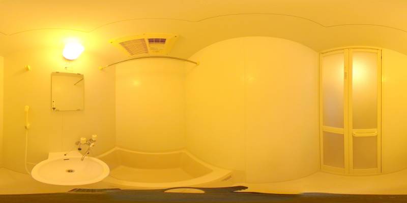 パノラマ画像バスルーム