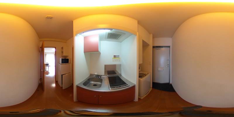 パノラマ画像キッチン