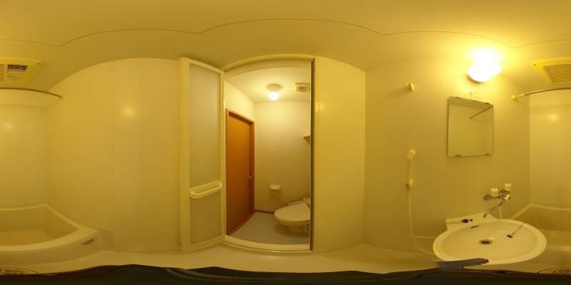 パノラマ画像バスルーム