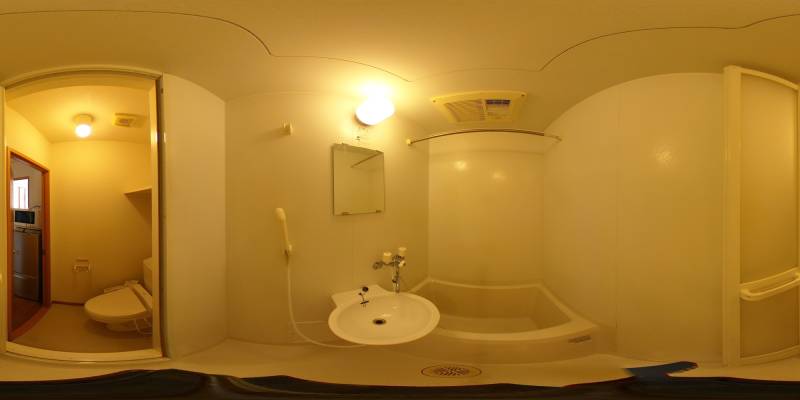 パノラマ画像バスルーム