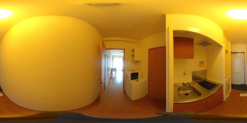 パノラマ画像キッチン