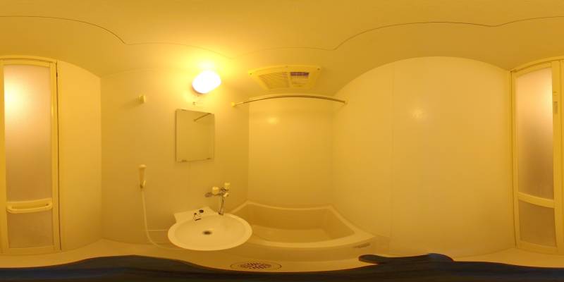 パノラマ画像バスルーム