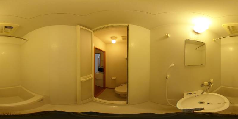 パノラマ画像バスルーム