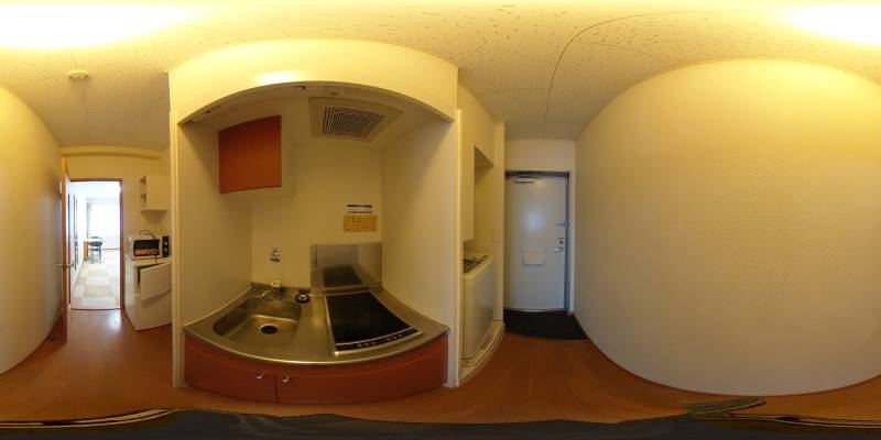 パノラマ画像キッチン