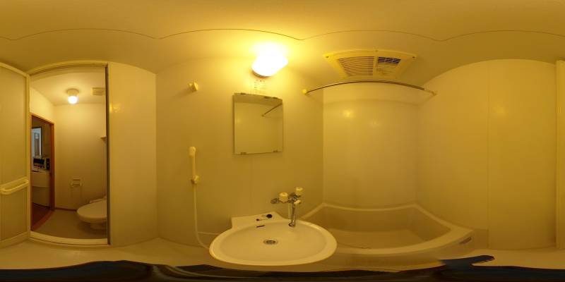 パノラマ画像バスルーム