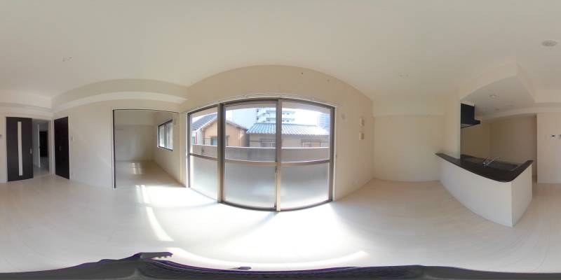 パノラマ画像リビング