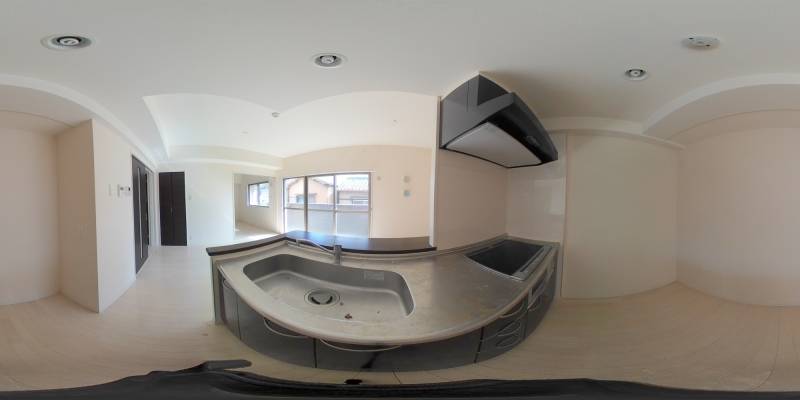 パノラマ画像キッチン