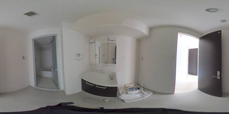 パノラマ画像洗面所