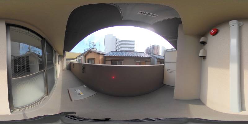 パノラマ画像バルコニー