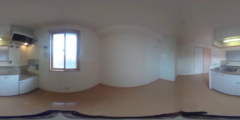 パノラマ画像キッチン