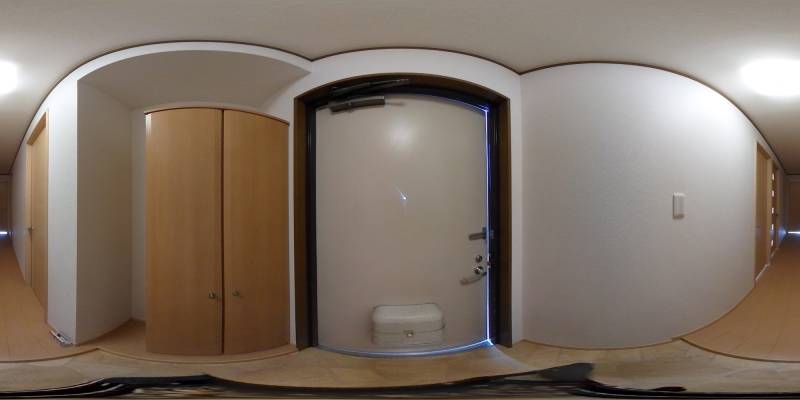 パノラマ画像玄関