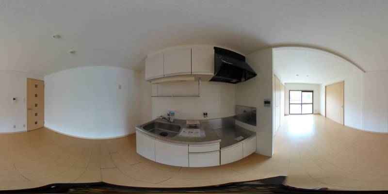 パノラマ画像キッチン